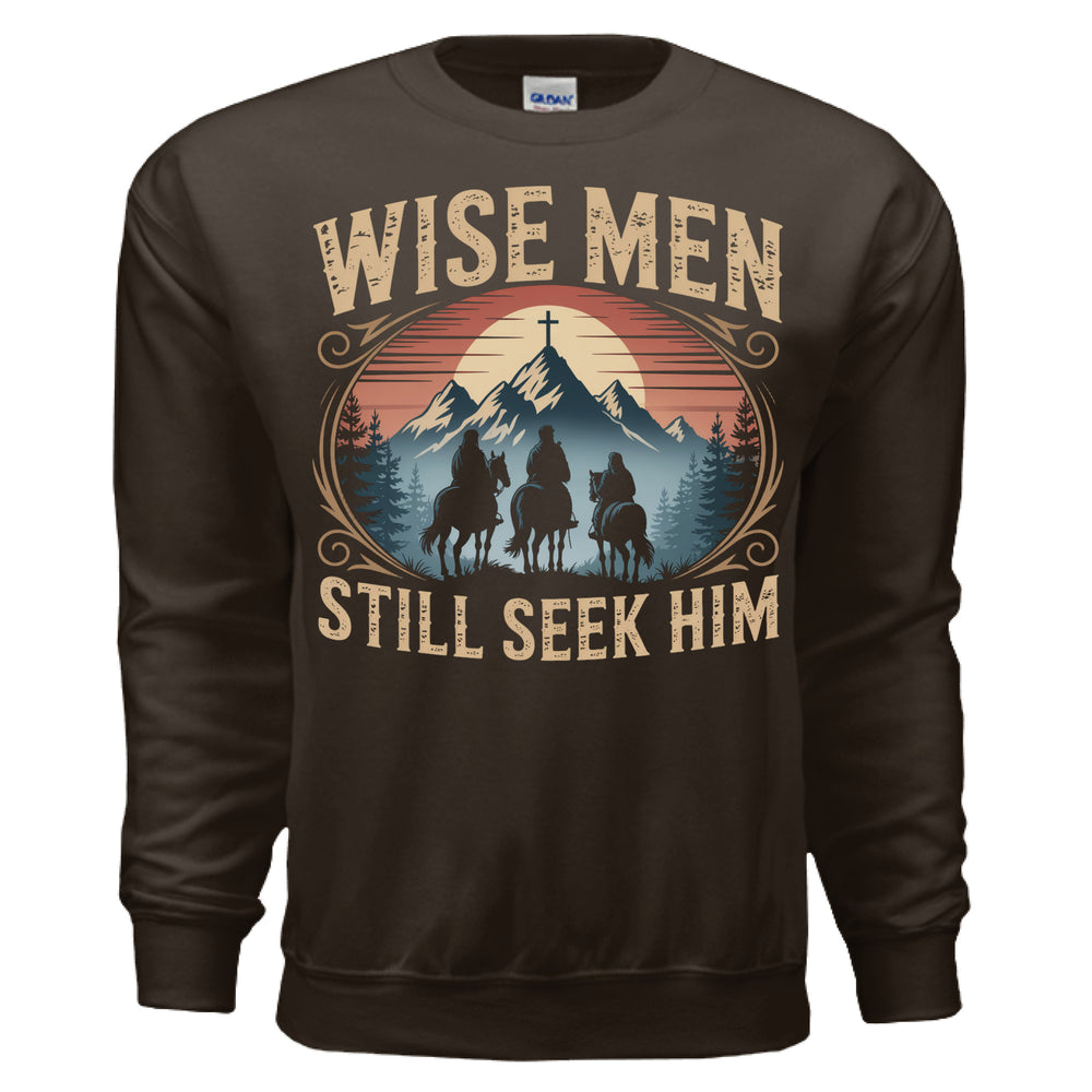 Wise Men Still Seek Him Crewneck Sweatshirt - Stone & Sling