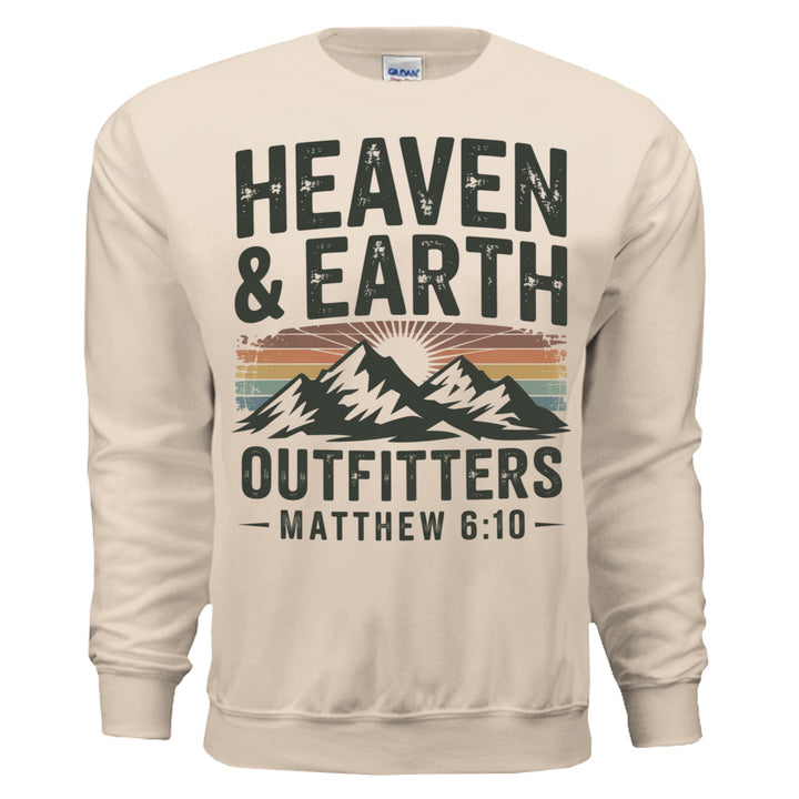 Heaven and Earth Crewneck Sweatshirt - Sand - Stone & Sling