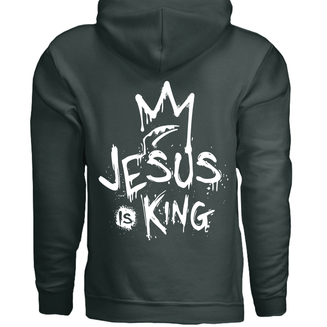 Jesus is King Hoodie - - Stone & Sling