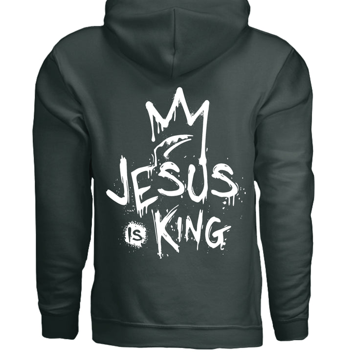 Jesus is King Hoodie - - Stone & Sling