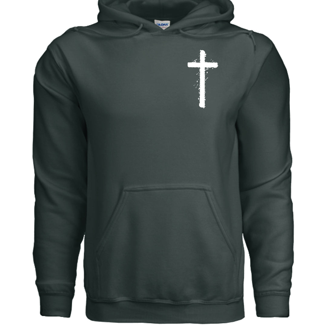 Jesus is King Hoodie - Forest Green - Stone & Sling