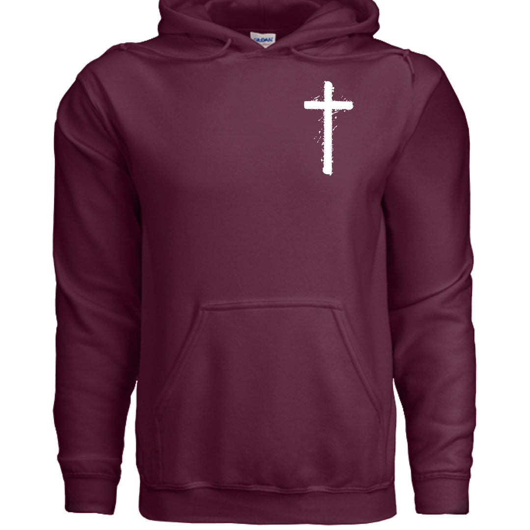 Jesus is King Hoodie - Maroon - Stone & Sling
