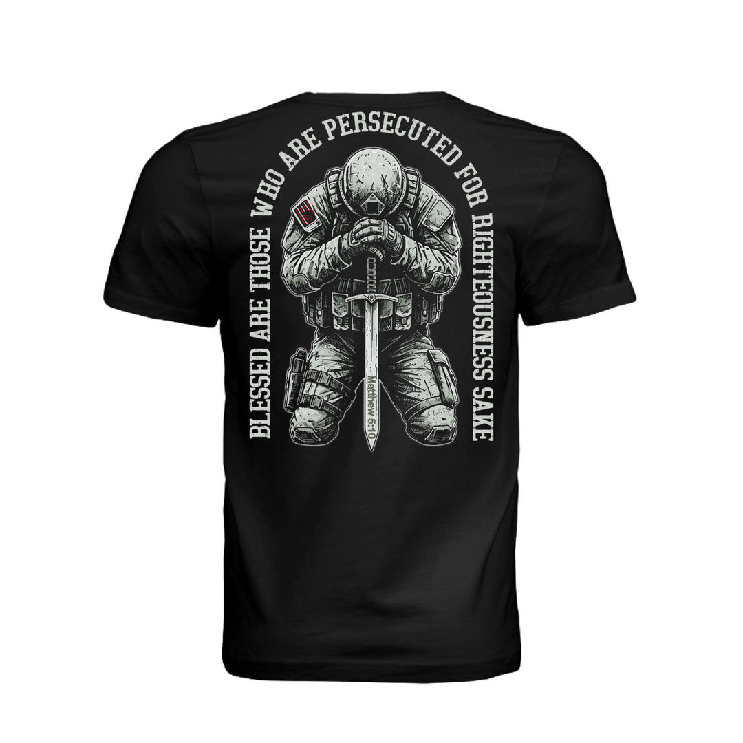 Persecuted for Righteousness Unisex Tee - Black - Stone & Sling