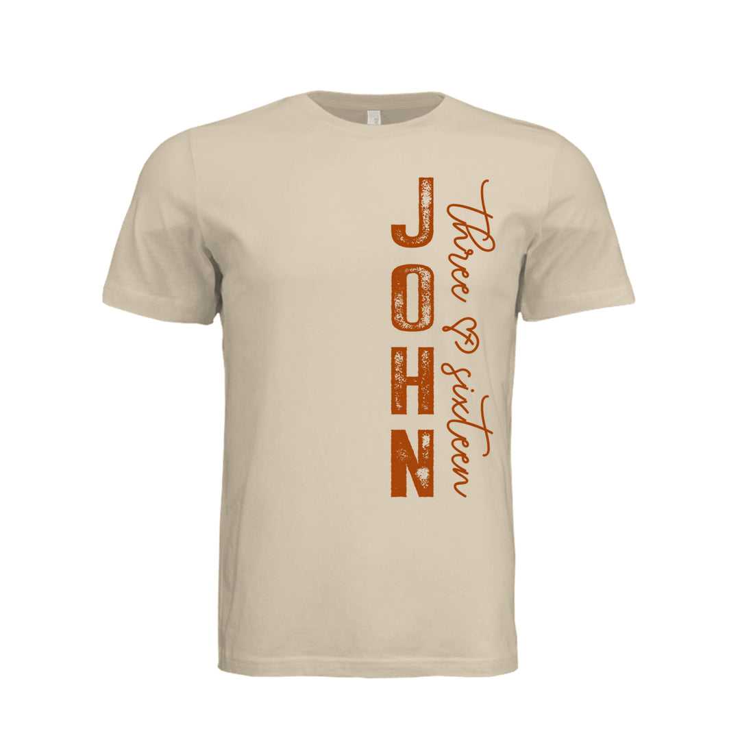 John 3:16 Unisex Tee - Soft Cream - Stone & Sling