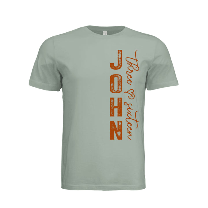 John 3:16 Unisex Tee - Dusty Blue - Stone &amp; Sling