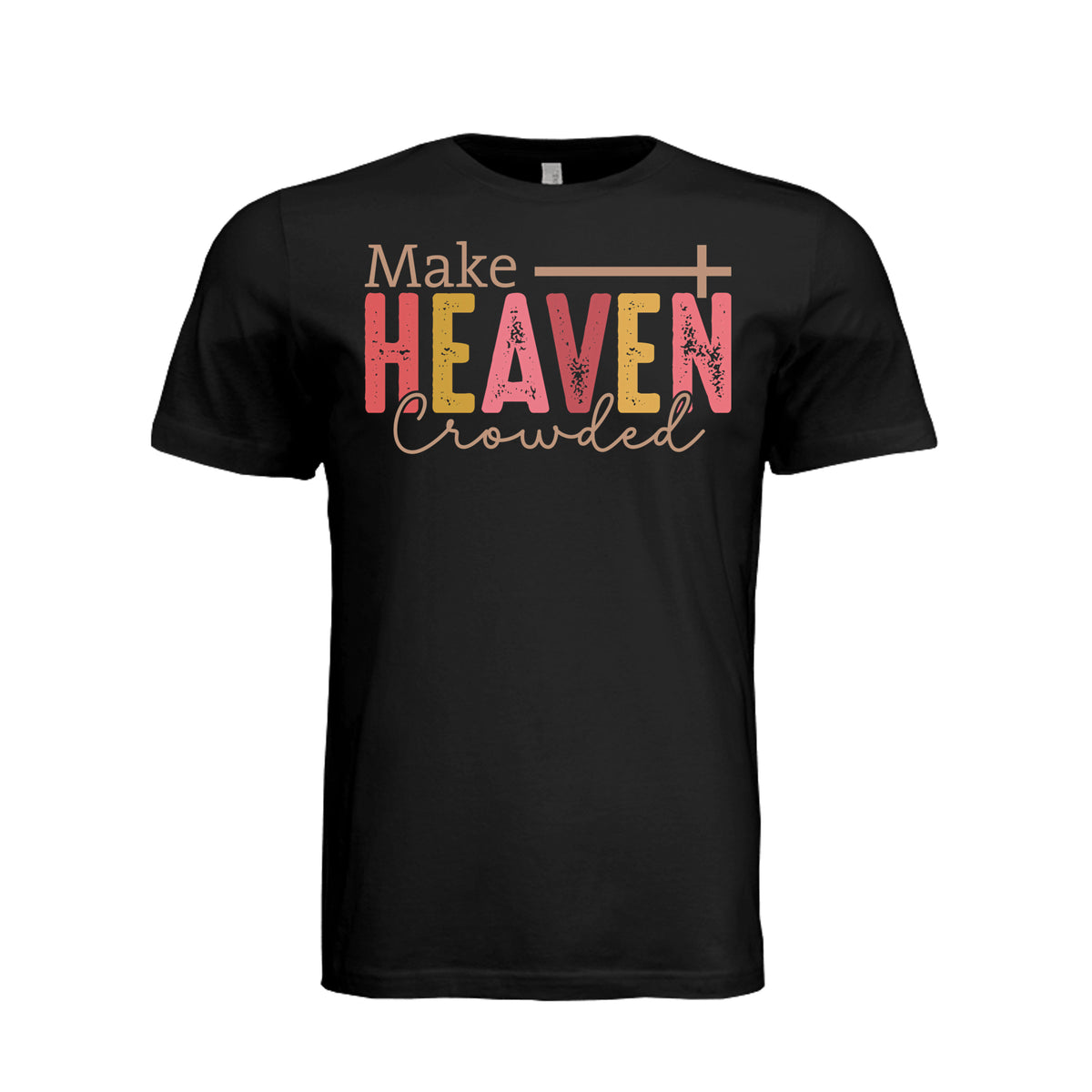Make Heaven Crowded Unisex Tee - Black - Stone & Sling