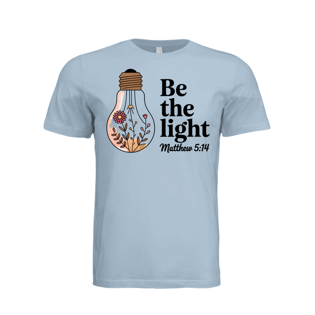 Be The Light Unisex Tee - Light Blue - Stone &amp; Sling