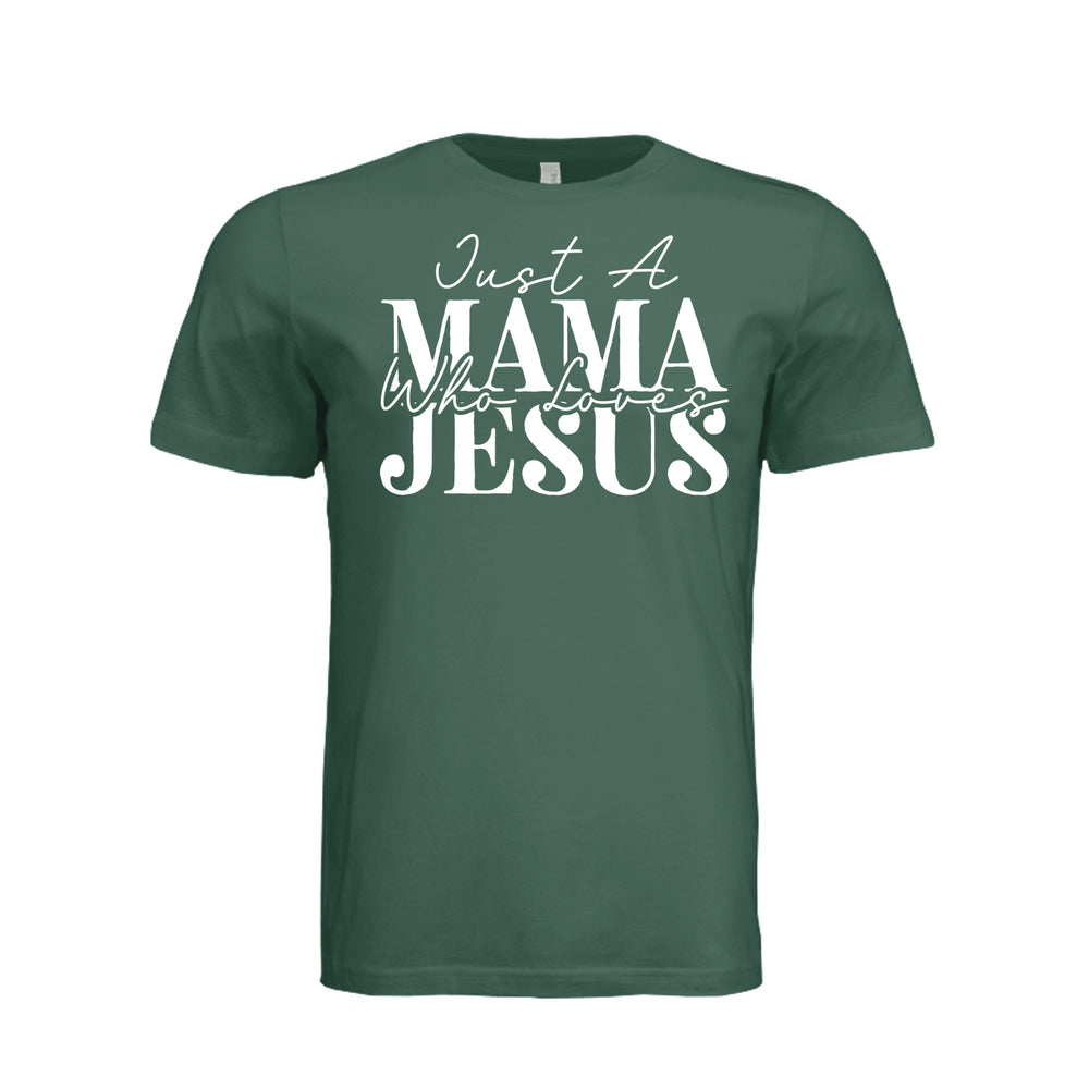 Just A Mama Unisex Tee - Forest - Stone & Sling