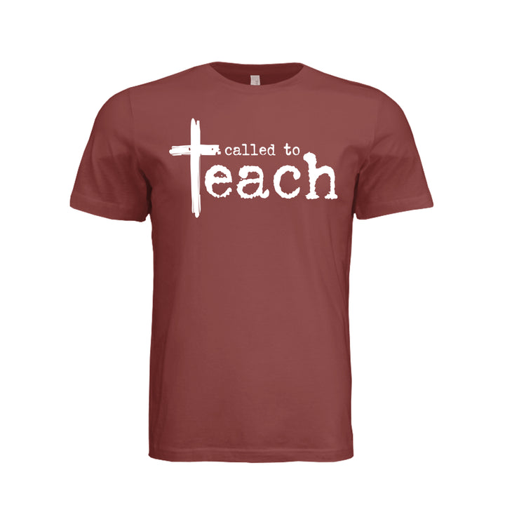 Called To Teach Unisex Tee - Clay - Front - Stone &amp; Sling