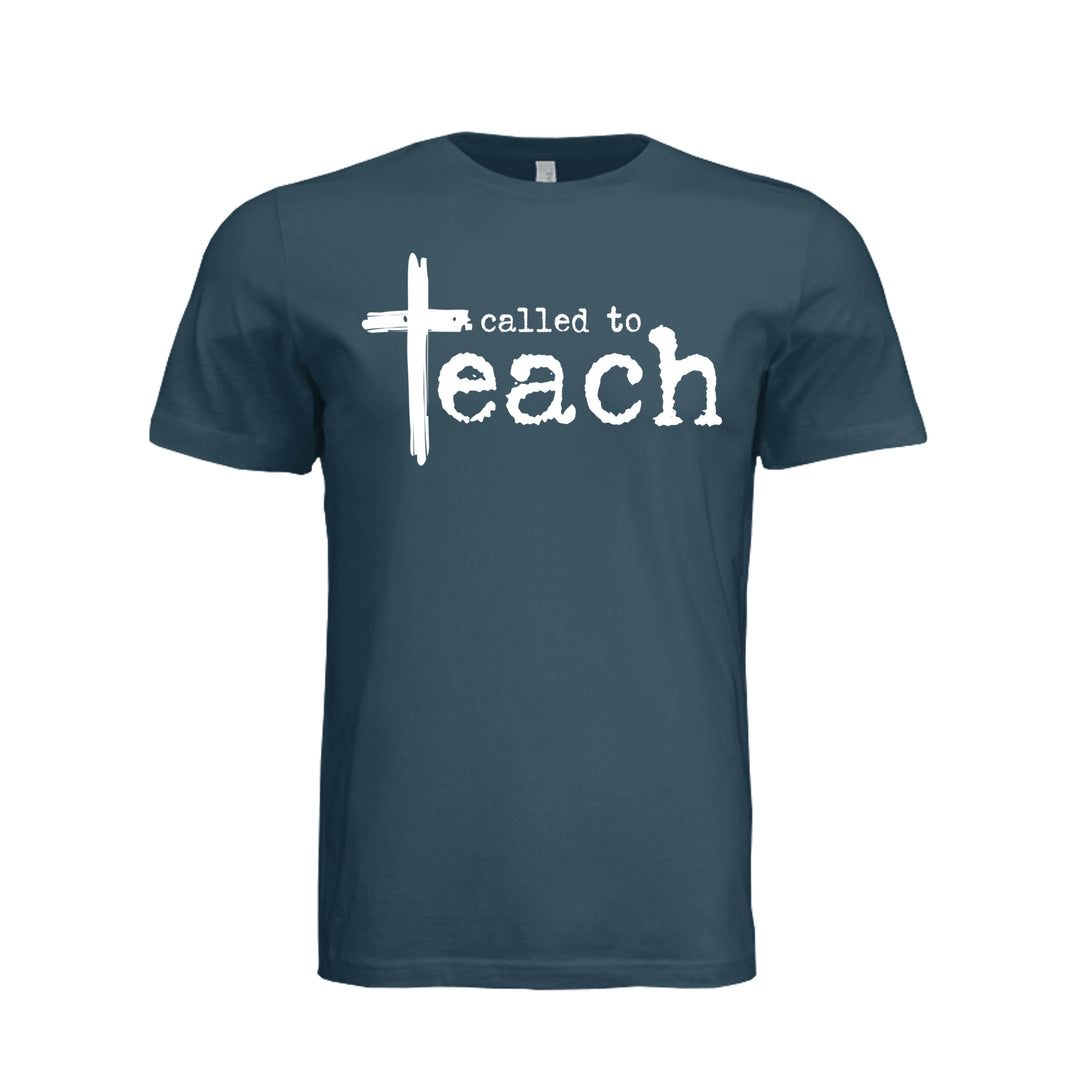 Called To Teach Unisex Tee - Atlantic - Front - Stone &amp; Sling
