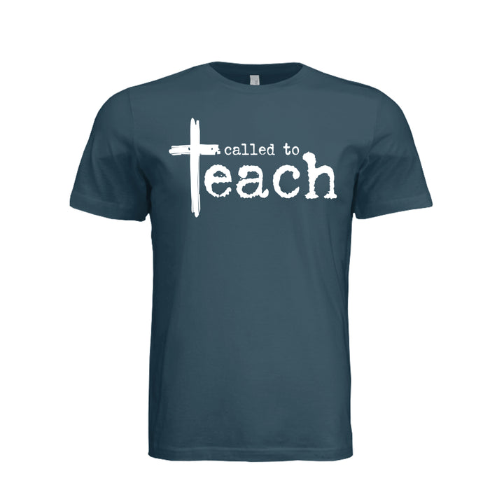 Called To Teach Unisex Tee - Atlantic - Front - Stone &amp; Sling