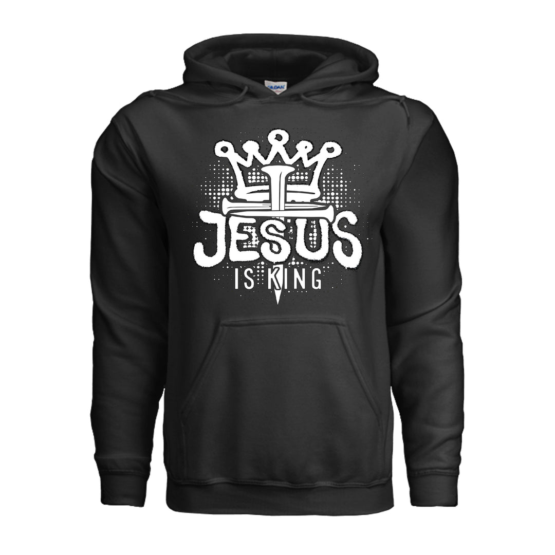 Jesus Is King Hoodie - Black - Stone & Sling