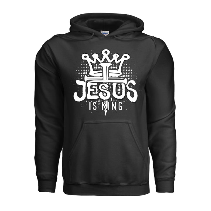 Jesus Is King Hoodie - Black - Stone &amp; Sling