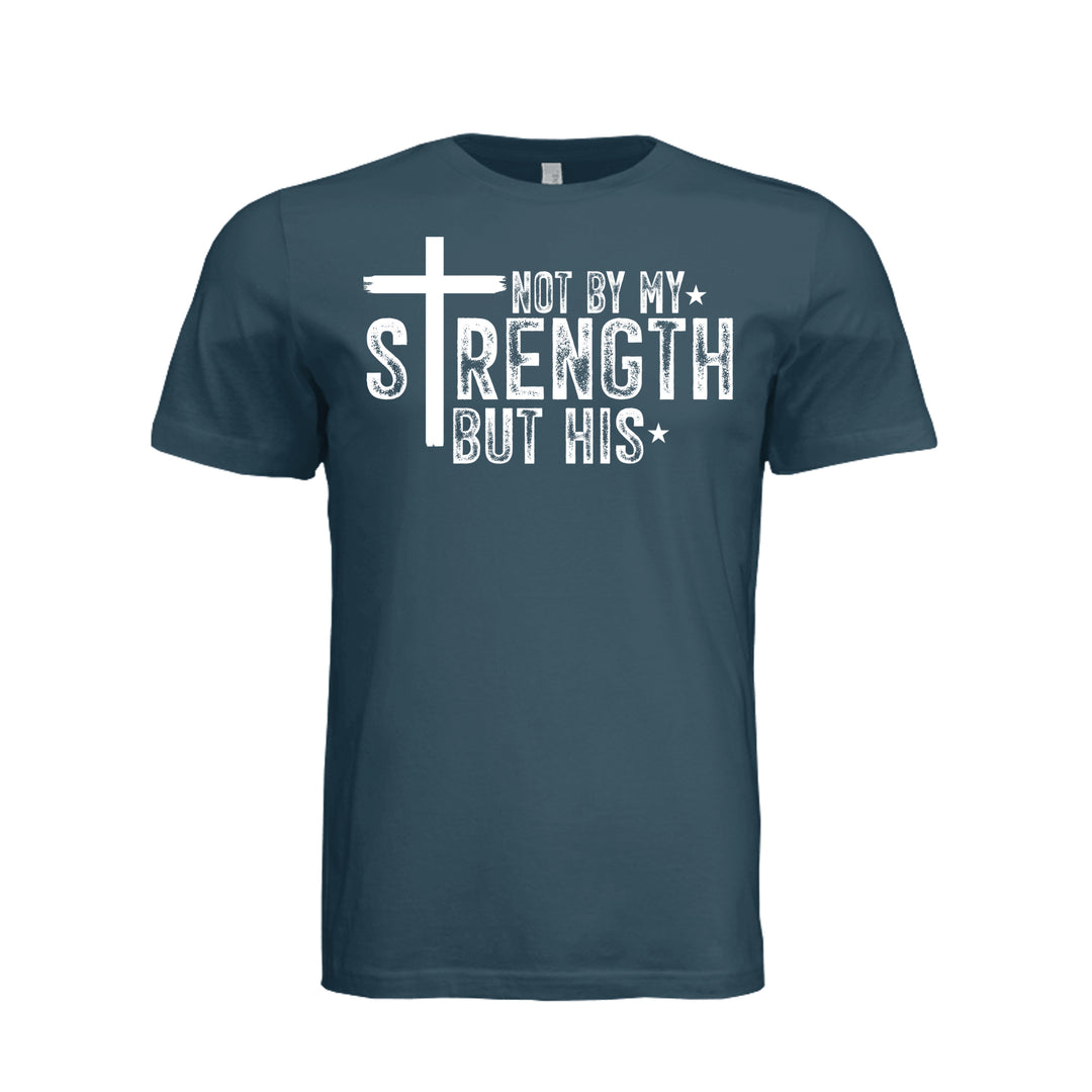 Not by My Strength Unisex Tee - Atlantic - Stone & Sling