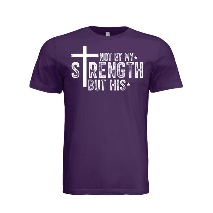 Not by My Strength Unisex Tee - Team Purple - Stone &amp; Sling