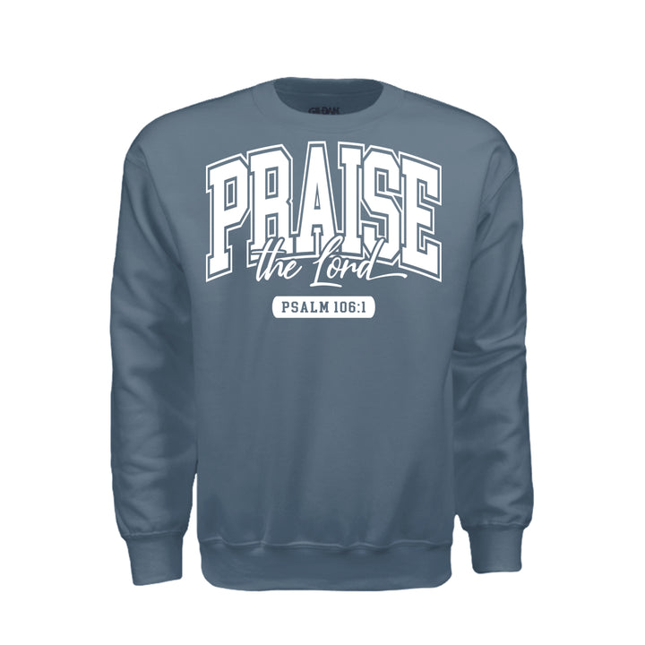 Praise the Lord Sweatshirt - Indigo Blue - Stone &amp; Sling