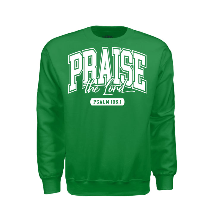 Praise the Lord Sweatshirt - Irish Green - Stone &amp; Sling