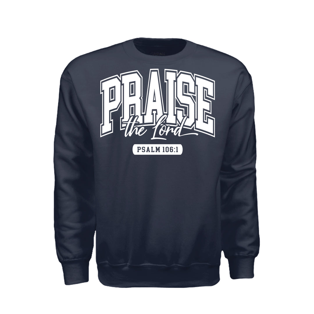 Praise the Lord Sweatshirt - Navy - Stone & Sling