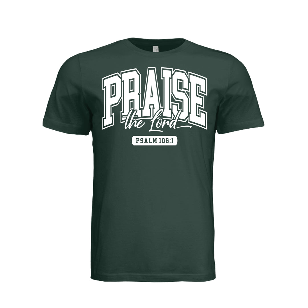 Praise the Lord Unisex Tee - Hunter Green - Stone &amp; Sling