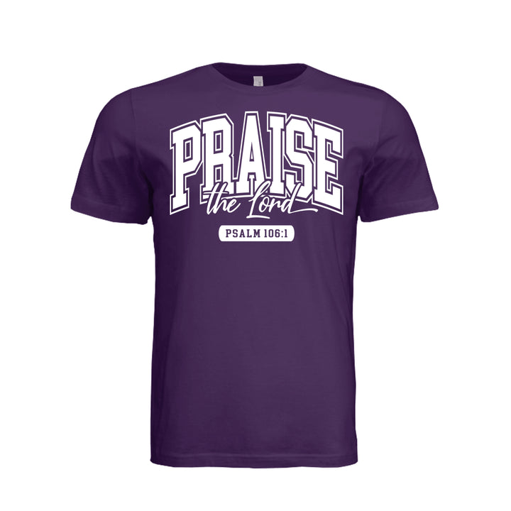 Praise the Lord Unisex Tee - Team Purple - Stone &amp; Sling
