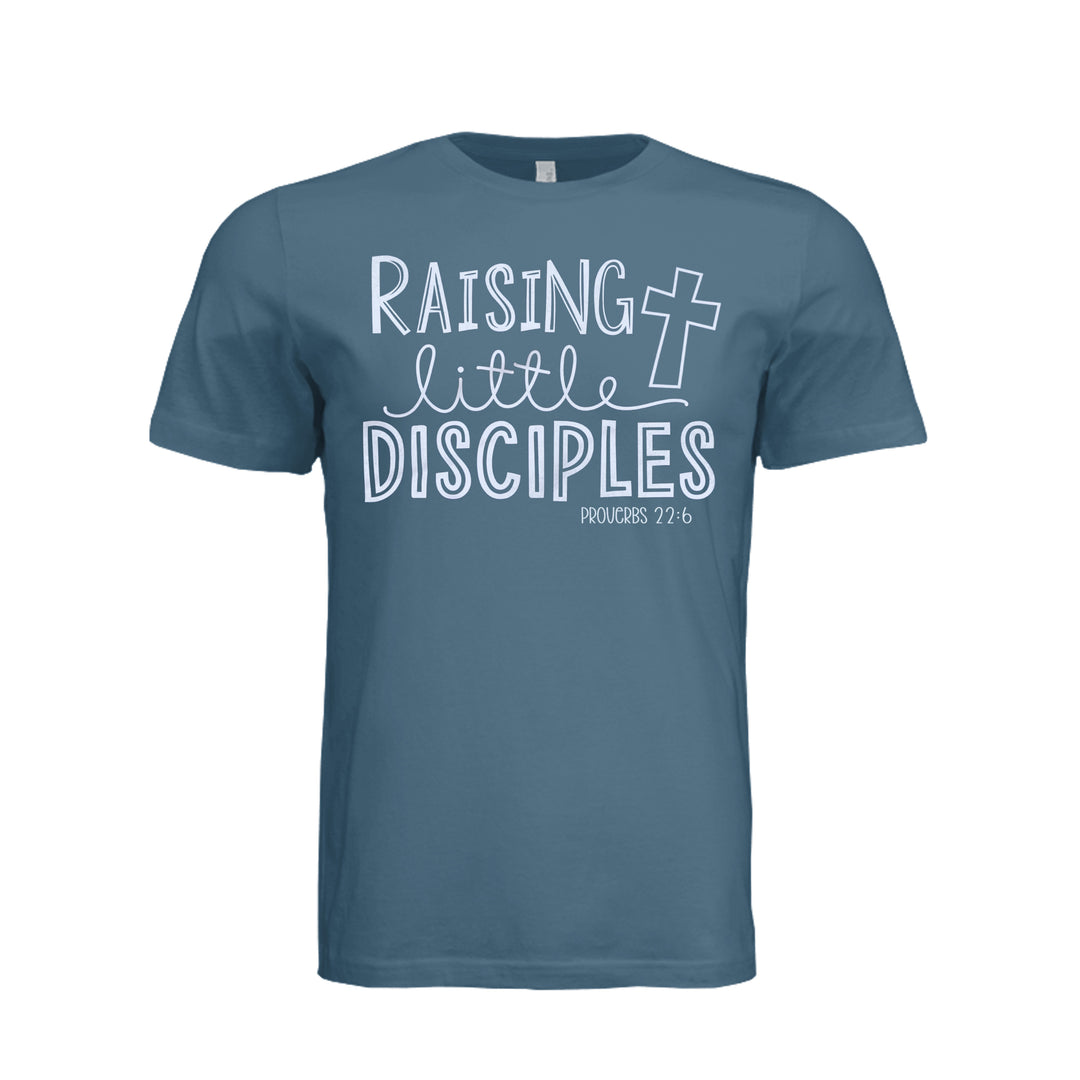 Raising Little Disciples Unisex Tee - Steel Blue - Stone &amp; Sling