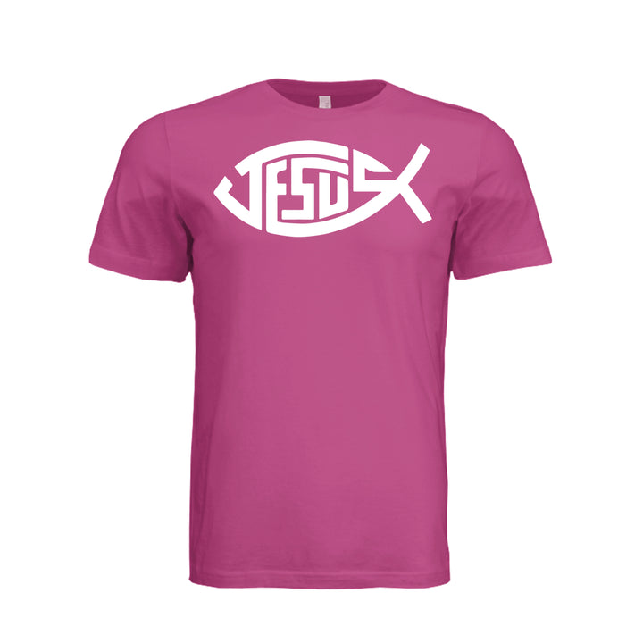 Sign of the Fish Unisex Tee - Fuchsia - Stone &amp; Sling