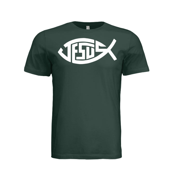 Sign of the Fish Unisex Tee - Hunter Green - Stone &amp; Sling