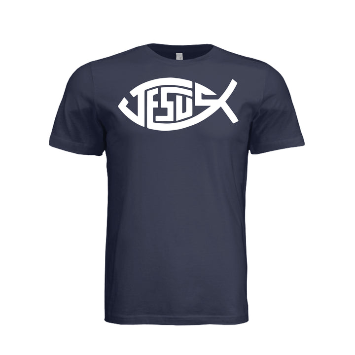 Sign of the Fish Unisex Tee - Navy - Stone &amp; Sling