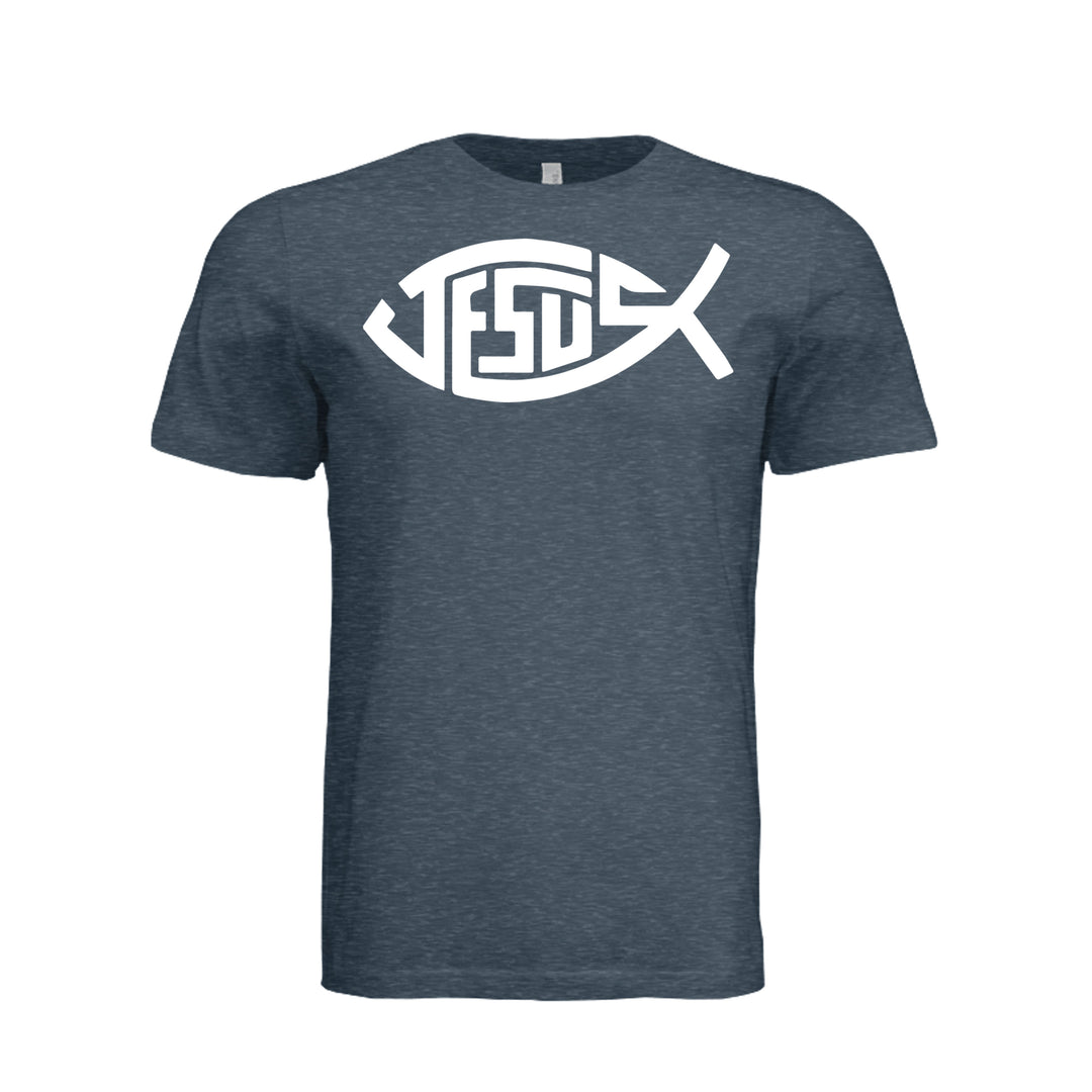 Sign of the Fish Unisex Tee - Vintage Navy - Stone &amp; Sling