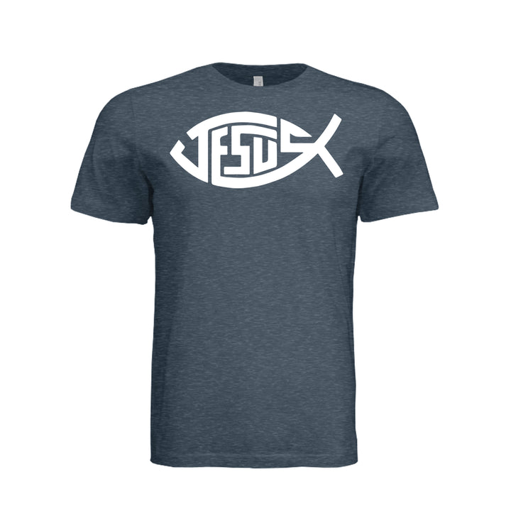 Sign of the Fish Unisex Tee - Vintage Navy - Stone &amp; Sling