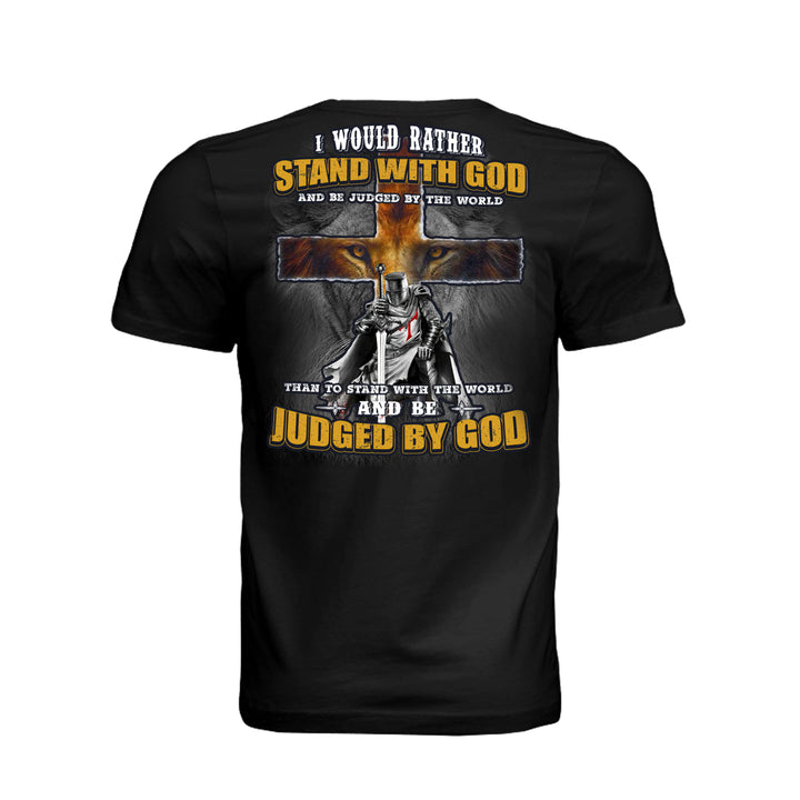 Stand With God Unisex Tee - Black - Back - Stone &amp; Sling