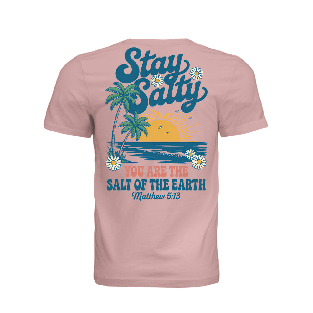 Stay Salty Unisex Tee - Orchid - Back - Stone & Sling