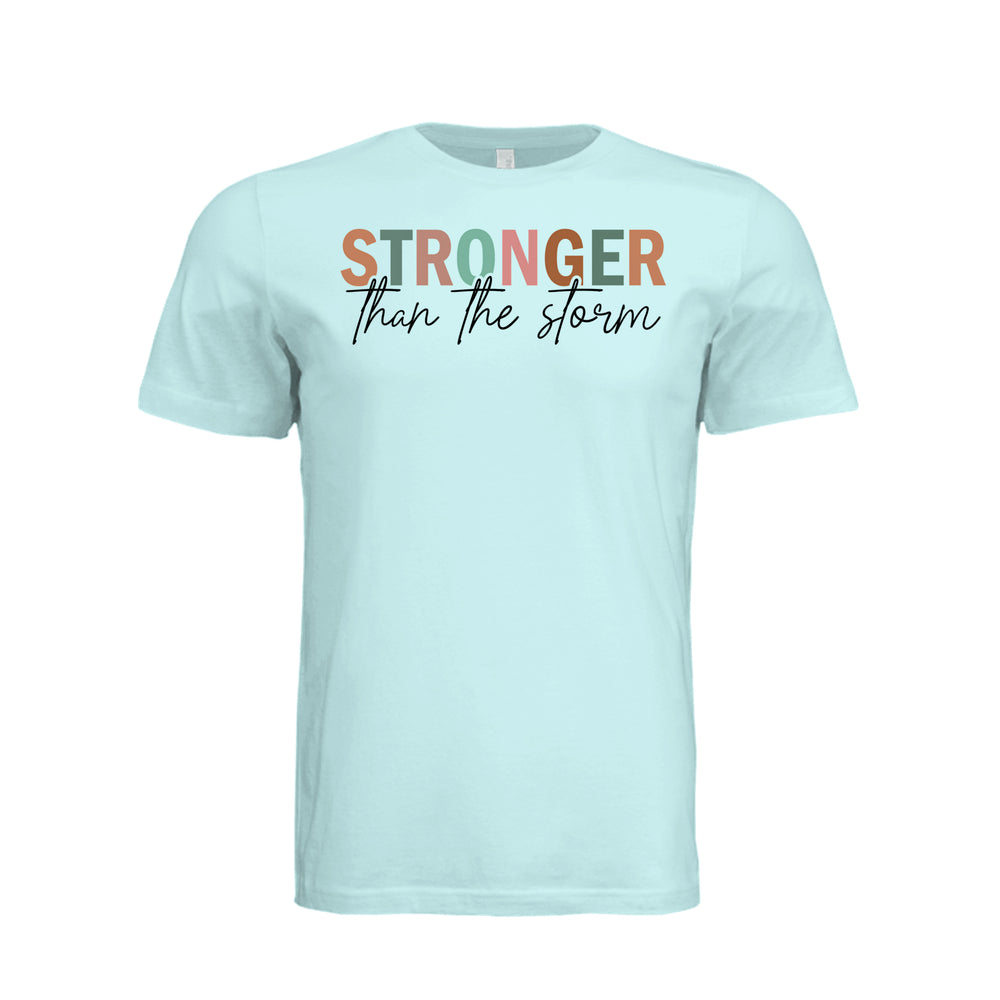Stronger Than the Storm Unisex Tee - Mint - Stone & Sling