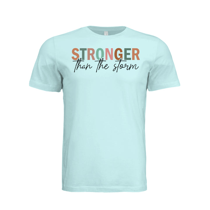Stronger Than the Storm Unisex Tee - Mint - Stone &amp; Sling