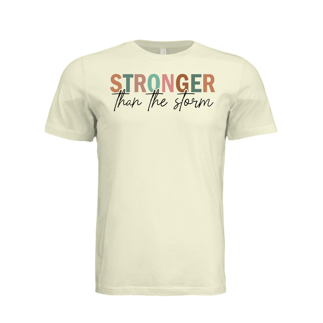 Stronger Than the Storm Unisex Tee - Natural - Stone & Sling