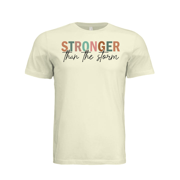 Stronger Than the Storm Unisex Tee - Natural - Stone &amp; Sling