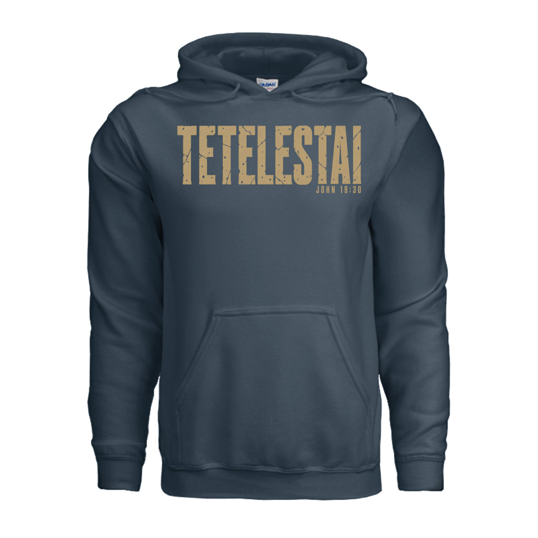Tetelestai Hoodie - Blue Dusk - Stone & Sling