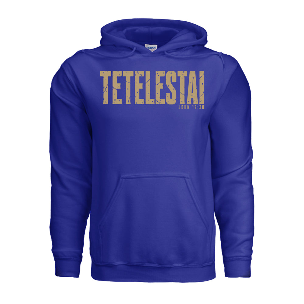 Tetelestai Hoodie - Cobalt - Stone & Sling