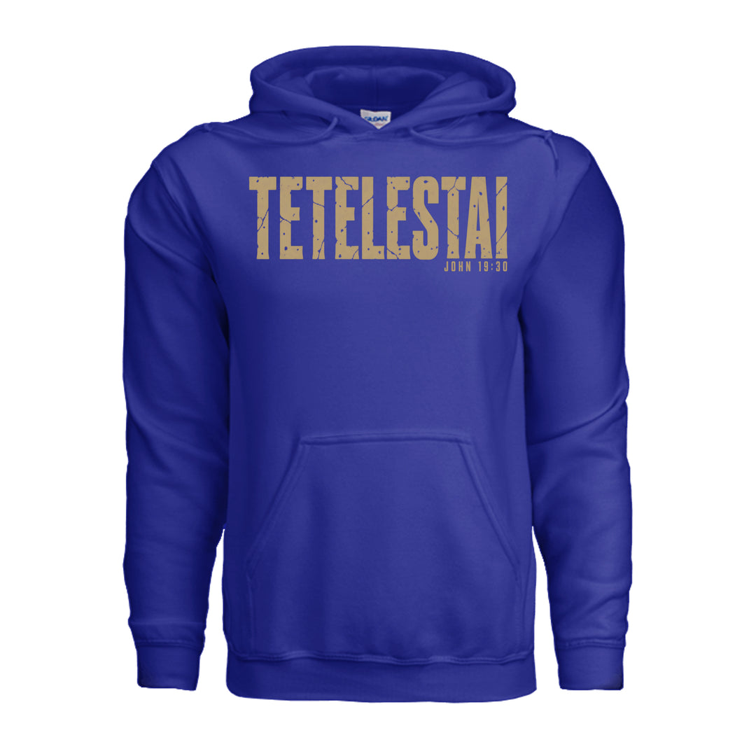 Tetelestai Hoodie - Cobalt - Stone & Sling