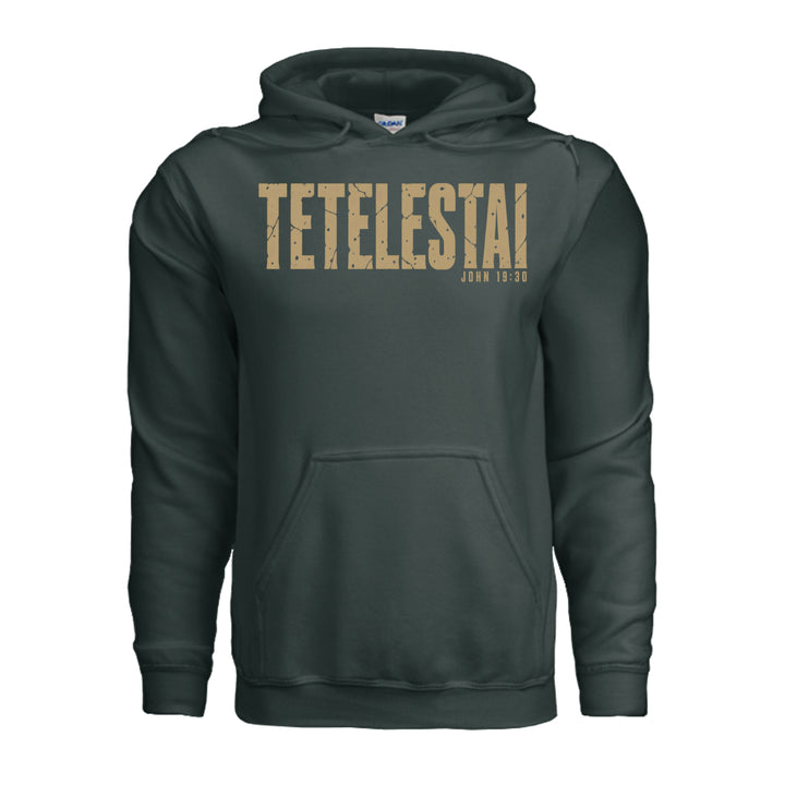 Tetelestai Hoodie - Forest Green - Stone & Sling