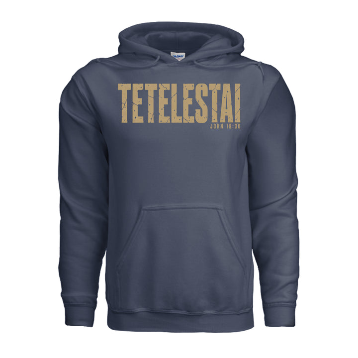 Tetelestai Hoodie - Navy - Stone & Sling
