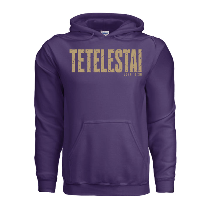 Tetelestai Hoodie - Purple - Stone & Sling