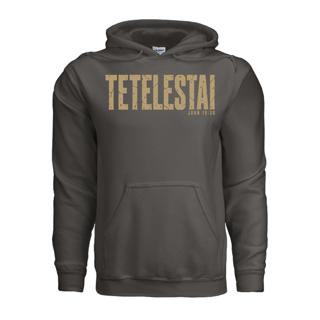 Tetelestai Hoodie - Smoke - Stone & Sling