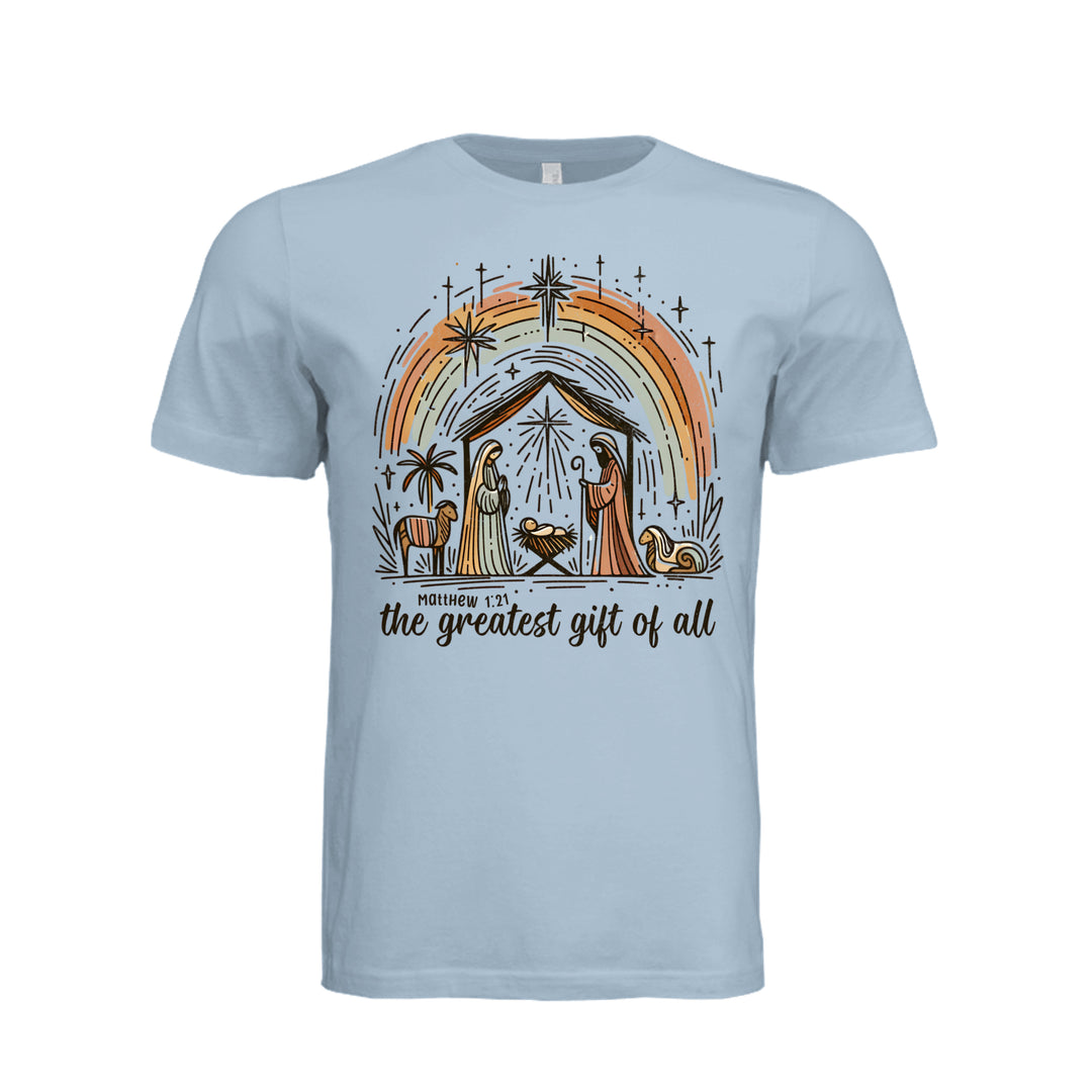 The Greatest Gift Unisex Tee - Light Blue - Stone &amp; Sling