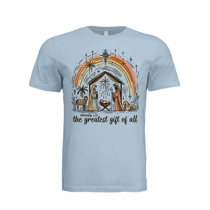 The Greatest Gift Unisex Tee - Light Blue - Stone &amp; Sling