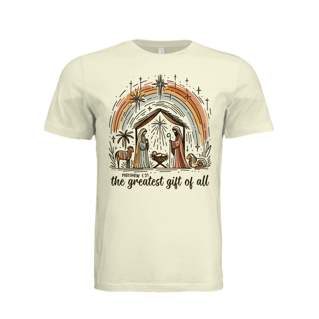 The Greatest Gift Unisex Tee - Natural - Stone &amp; Sling