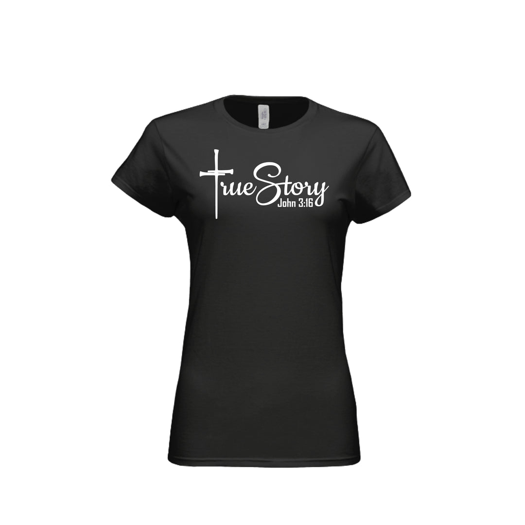 True Story Fitted Tee - Black - Stone &amp; Sling