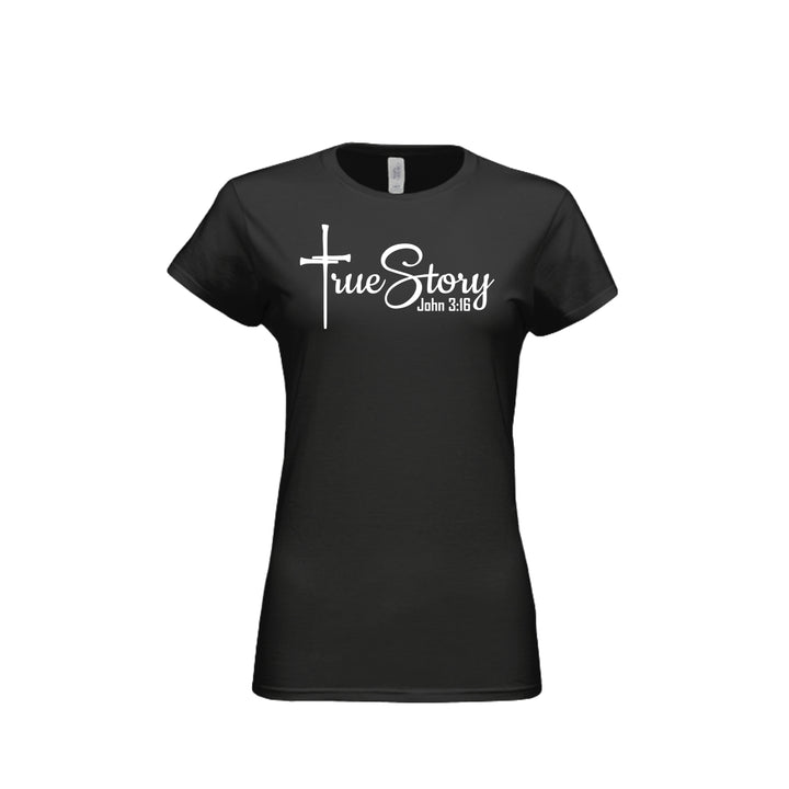 True Story Fitted Tee - Black - Stone &amp; Sling