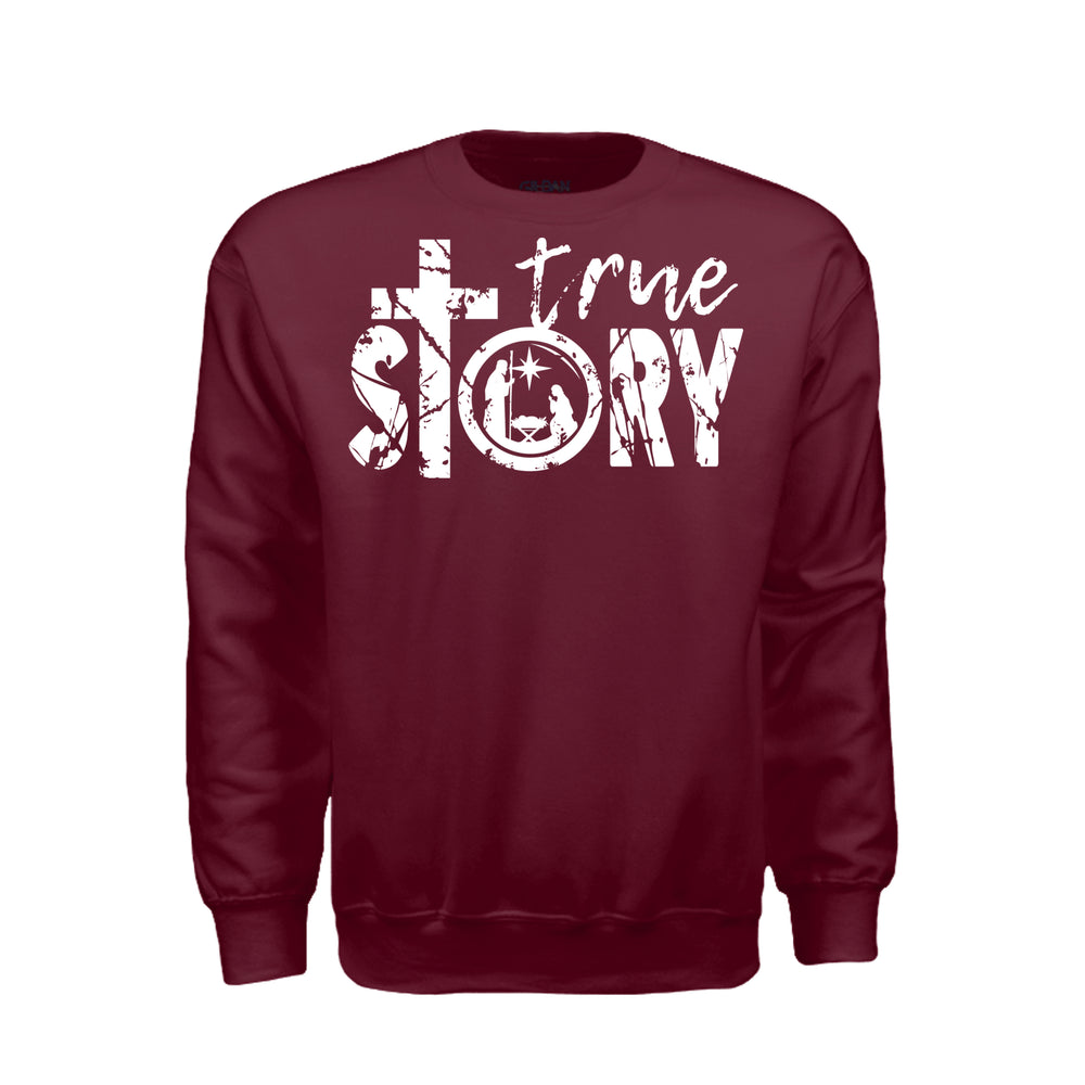 True Story Sweatshirt - Maroon - Stone & Sling