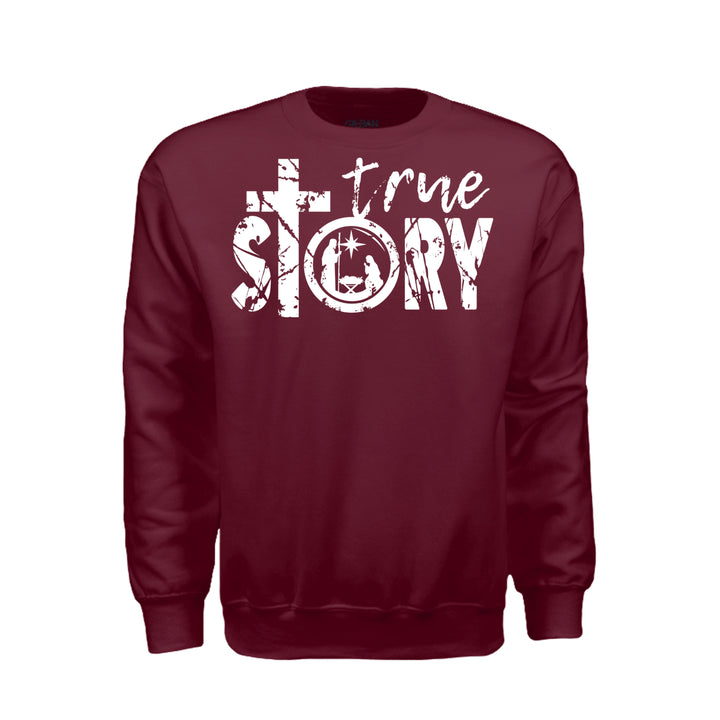 True Story Sweatshirt - Maroon - Stone &amp; Sling